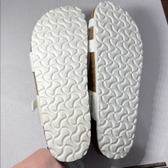 Birkenstock NWOB White Sandals Razon Social White Butterfly Mayari Size 9 / 40 - Picture 3 of 6